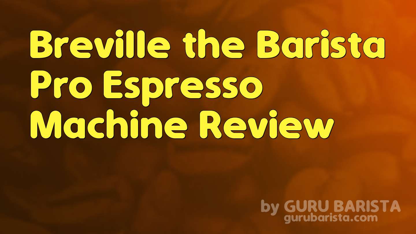 Breville the Barista Pro Espresso Machine Review