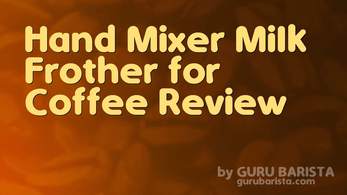 Hand Mixer Milk Frother for Coffee Review